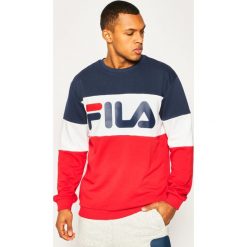Bluza Fila Blocked Crew 688050. Bluzy męskie Fila, m, bez wzorów, z bawełny, bez kołnierzyka, bez rękawów, bez kaptura. W wyprzedaży za 189,00 zł.