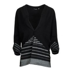 Desigual Marynarka Damska Vir Xs Czarny. Czarne płaszcze damskie Desigual, xs, bez wzorów, bez kaptura. W wyprzedaży za 250,00 zł.