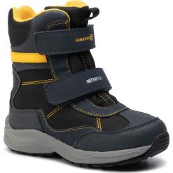 Śniegowce GEOX - J N.Alaska B.B Wpf E J847PE 050FU C0657 S Navy/Yellow. Niebieskie śniegowce chłopięce Geox. W wyprzedaży za 249,00 zł.