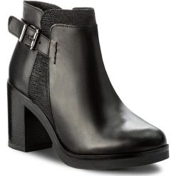 Botki SERGIO BARDI - Aurano FW127275917KD 101. Czarne botki damskie na obcasie marki Sergio Bardi, z materiału. W wyprzedaży za 239,00 zł.