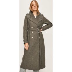Tommy Hilfiger - Płaszcz. Szare kurtki damskie m, z poliesteru. W wyprzedaży za 1249,00 zł.