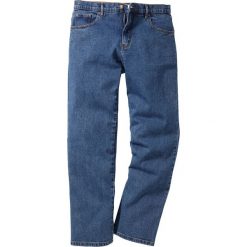 Dżinsy ze stretchem Classic Fit Straigt bonprix niebieski "stone”. Niebieskie jeansy męskie bonprix, m, bez wzorów, klasyczne, z podwyższonym stanem. Za 99,99 zł.
