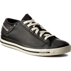 Sneakersy DIESEL - Exposure Low I Y00321 PR052 T8013 Black. Czarne sneakersy męskie Diesel, bez zapięcia. W wyprzedaży za 349,00 zł.