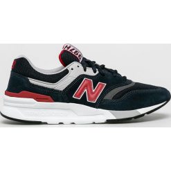 New Balance - Buty CM997HDM. Niebieskie sneakersy męskie New Balance, z okrągłym noskiem, na sznurówki. W wyprzedaży za 299,90 zł.