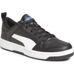 Sneakersy PUMA - Rebound Layup Lo Sl 369866 07 Puma Black/White/Palace Blue. Czarne sneakersy męskie Puma, na co dzień, bez wzorów, ze skóry ekologicznej, eleganckie, bez zapięcia. W wyprzedaży za 189,99 zł.