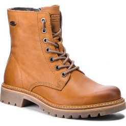 Trapery CAMEL ACTIVE - Canberra 873.75.03 Brandy. Pomarańczowe trapery damskie Camel Active, ze skóry, klasyczne, bez obcasa, bez zapięcia. W wyprzedaży za 429,00 zł.