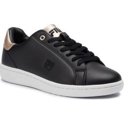 Sneakersy FILA - Crosscourt 2 F Low Wmn 1010776.11C Black/Gold. Czarne półbuty damskie Fila, ze skóry ekologicznej. Za 239,00 zł.