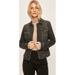 Tommy Jeans - Kurtka. Szare kurtki damskie Tommy Jeans, s, bez wzorów, z elastanu, krótkie. Za 449,90 zł.
