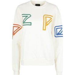 Bluza Pepe Jeans. Białe bluzki damskie Pepe Jeans, bez wzorów, z jeansu, bez rękawów, bez kaptura. Za 199,00 zł.