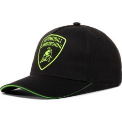 Czapka z daszkiem LAMBORGHINI - E8XVBKM7 65021 KA7. Czarne czapki męskie Lamborghini, bez wzorów, z bawełny. Za 219,00 zł.