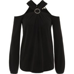 MICHAEL Michael Kors ELEV Bluzka z długim rękawem black. Czarne bluzki longsleeves marki MICHAEL Michael Kors, s, z elastanu. W wyprzedaży za 480,35 zł.