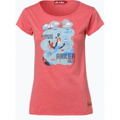 T-shirty damskie: Derbe – T-shirt damski – Zuhause, różowy