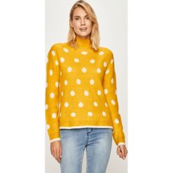 Brave Soul - Sweter. Żółte swetry damskie Brave Soul, s, bez wzorów, z elastanu, z krótkim rękawem, krótkie, bez kaptura. Za 119,90 zł.