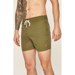 Polo Ralph Lauren - Kąpielówki. Zielone kąpielówki męskie Polo Ralph Lauren, s, bez wzorów, z poliesteru. W wyprzedaży za 239,90 zł.