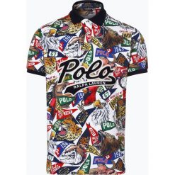 Polo Ralph Lauren - Męska koszulka polo – Custom Slim Fit, biały. Białe koszulki męskie Polo Ralph Lauren, m, z napisami, vintage, bez rękawów. Za 759,95 zł.