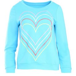 Jasnoniebieska Bluza Just Flexing. Niebieskie bluzy damskie Born2be, l. Za 24,99 zł.