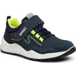 Sneakersy SERGIO BARDI YOUNG - SBY-02-03-000045 675. Niebieskie trampki chłopięce Sergio Bardi Young, bez wzorów, z zamszu, na rzepy. Za 199,00 zł.