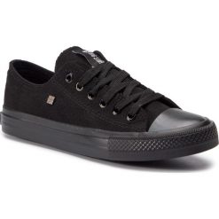Trampki BIG STAR - DD274831 Black. Czarne półbuty damskie marki BIG STAR, bez wzorów, z gumy, bez zapięcia. Za 109,00 zł.