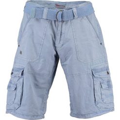 Bermudy "Plavo" w kolorze błękitnym. Niebieskie spodenki i szorty męskie Geographical Norway Men, m, w paski, z bawełny. W wyprzedaży za 109,95 zł.