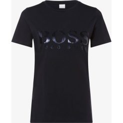 BOSS Casual - T-shirt damski – Tefoil, niebieski. Niebieskie t-shirty damskie BOSS Casual, l, bez wzorów, z bawełny, casualowe, bez kołnierzyka. Za 219,95 zł.