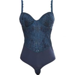 Body bonprix ciemnoniebieski. Niebieskie body damskie bonprix, z aplikacjami, z koronki. Za 54,99 zł.