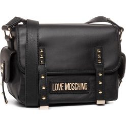 Torebka LOVE MOSCHINO - JC4079PP1ALL100A Nero. Czarne listonoszki damskie Love Moschino, bez wzorów, ze skóry ekologicznej, wizytowe, bez dodatków. W wyprzedaży za 559,00 zł.