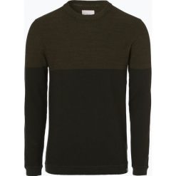 Minimum - Sweter męski – Pelle 2.0, zielony. Zielone swetry klasyczne męskie marki Minimum, l, z podwójnym kołnierzykiem. Za 299,95 zł.