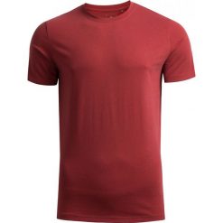 T-shirt męski TSM601 - czerwony melanż - Outhorn. Czerwone koszulki męskie Outhorn, m, bez wzorów, bez kołnierzyka, bez rękawów. W wyprzedaży za 29,99 zł.