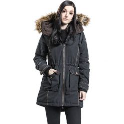 Urban Surface Fake Fur Winter Coat Płaszcz damski czarny. Czarne płaszcze damskie marki Urban Surface, m, z polaru, krótkie. Za 199,90 zł.