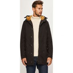 Scotch & Soda - Parka. Czarne płaszcze męskie Scotch & Soda, s, bez wzorów, z elastanu, długie, z kapturem. W wyprzedaży za 999,90 zł.