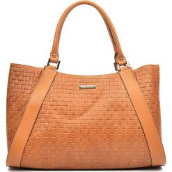 Torebki klasyczne damskie: Skórzana torebka w kolorze brązowym – 42 x 28 x 10 cm