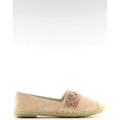 Espadryle damskie różowe SK135 Pink. Różowe espadryle damskie ButyModne, w paski, z materiału, bez obcasa. W wyprzedaży za 79,00 zł.