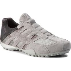 Sneakersy GEOX - U Snake F U8207F 02214 C1010 Lt Grey. Szare sneakersy męskie Geox, bez zapięcia. W wyprzedaży za 239,00 zł.