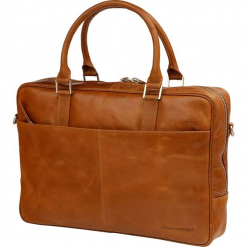 Torba Torba skórzana na laptopa Leather business bag Rosenborg up to 14", Jasnobrązowa - BG14GT000425. Pomarańczowe torby na laptopa NoName. Za 609,74 zł.