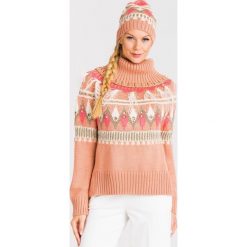 GOLF TWINSET. Różowe swetry damskie Twinset, s, z aplikacjami, z wełny, bez rękawów, bez kaptura. Za 1239,00 zł.