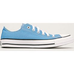 Converse - Tenisówki. Niebieskie trampki i tenisówki damskie Converse, bez wzorów, z gumy, na sznurówki. Za 279,90 zł.
