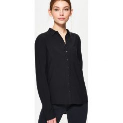 Gładka koszula - Czarny. Czarne koszule damskie Cropp, l. Za 59,99 zł.