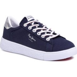Sneakersy PEPE JEANS - Roxy Summer20 PLS30955 Marine 585. Niebieskie półbuty damskie Pepe Jeans, z jeansu. W wyprzedaży za 189,00 zł.