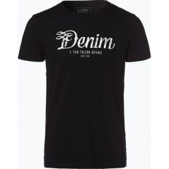 T-shirty męskie: Tom Tailor Denim – T-shirt męski, czarny
