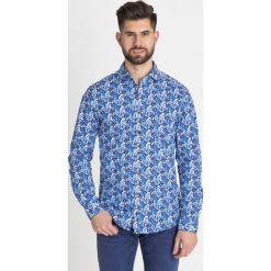 KOSZULA HANJO JOOP! JEANS. Czarne koszule męskie xl, z aplikacjami, z jeansu. Za 185,00 zł.