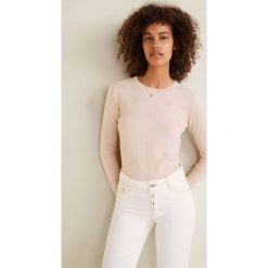 Mango - Sweter Puntoray. Szare swetry klasyczne damskie Mango, m, z dzianiny, z okrągłym kołnierzem. W wyprzedaży za 69,90 zł.