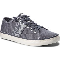 Tenisówki S.OLIVER - 5-23611-20 Denim 802. Niebieskie półbuty damskie S.Oliver, na co dzień, bez wzorów, z gumy, bez obcasa, na płaskiej podeszwie, bez zapięcia. W wyprzedaży za 129,00 zł.