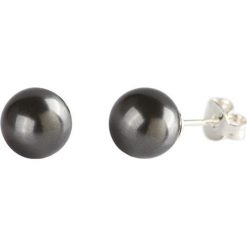 Kolczyki damskie: Posrebrzane kolczyki z perełkami Swarovski