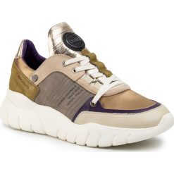 Sneakersy COLMAR - Supreme Diana 312 Beige/Green/Violet/Gold. Żółte półbuty damskie Colmar, ze skóry. W wyprzedaży za 679,00 zł.
