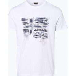 T-shirty męskie z nadrukiem: Napapijri - T-shirt męski – Sancy, czarny