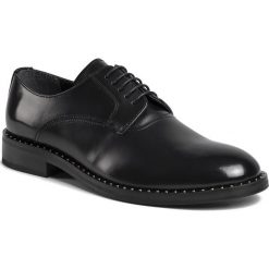 Półbuty KARL LAGERFELD - KL12325 Black Lthr. Czarne buty wizytowe męskie KARL LAGERFELD, bez wzorów, ze skóry, klasyczne, bez zapięcia. Za 969,00 zł.