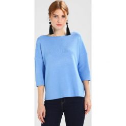 Swetry klasyczne damskie: one more story Sweter cornflower blue