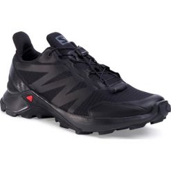 Buty SALOMON - Supercross 409300 34 W0 Black/Black/Black. Czarne buty sportowe męskie Salomon, z tworzywa sztucznego, bez zapięcia, do biegania. W wyprzedaży za 379,00 zł.