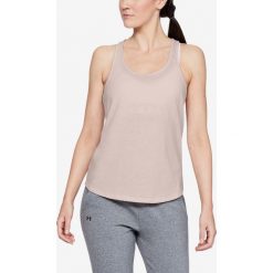 Under Armour X-Back Podkoszulek Beżowy. Brązowe podkoszulki damskie Under Armour, l, bez wzorów, z bawełny, bez kołnierzyka. Za 94,95 zł.
