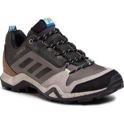 Buty adidas - Terrex AX3 Blue EF0338 Legacy Green/Core Black/Glory Blue. Szare trapery męskie Adidas, z zamszu, bez zapięcia. W wyprzedaży za 299,00 zł.